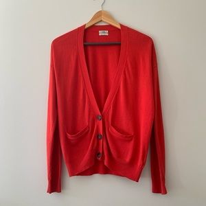 Madewell Cornershop Cardigan in Heirloom Rose